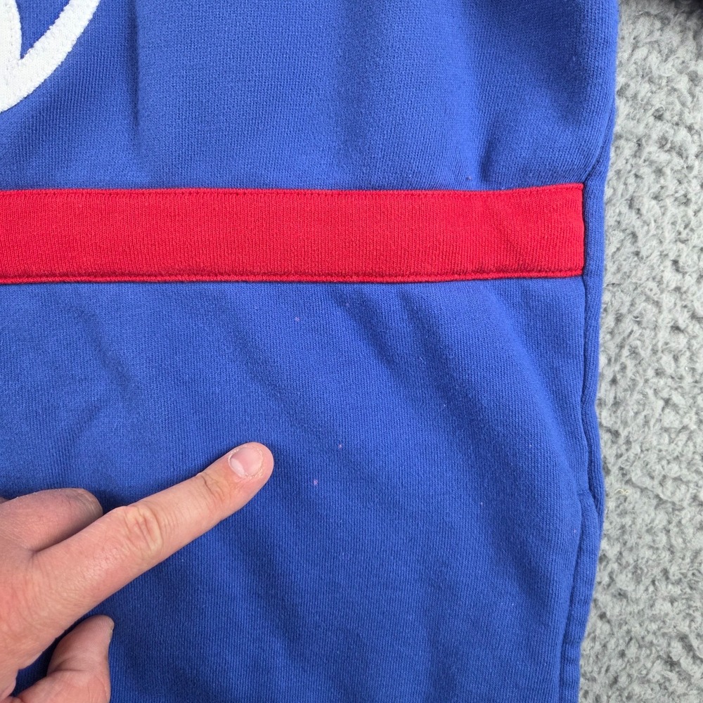 Mitchell & Ness New York Giants Throwback Sweatshirt Mens 4XL Blue White NFL - Picture 7 of 13